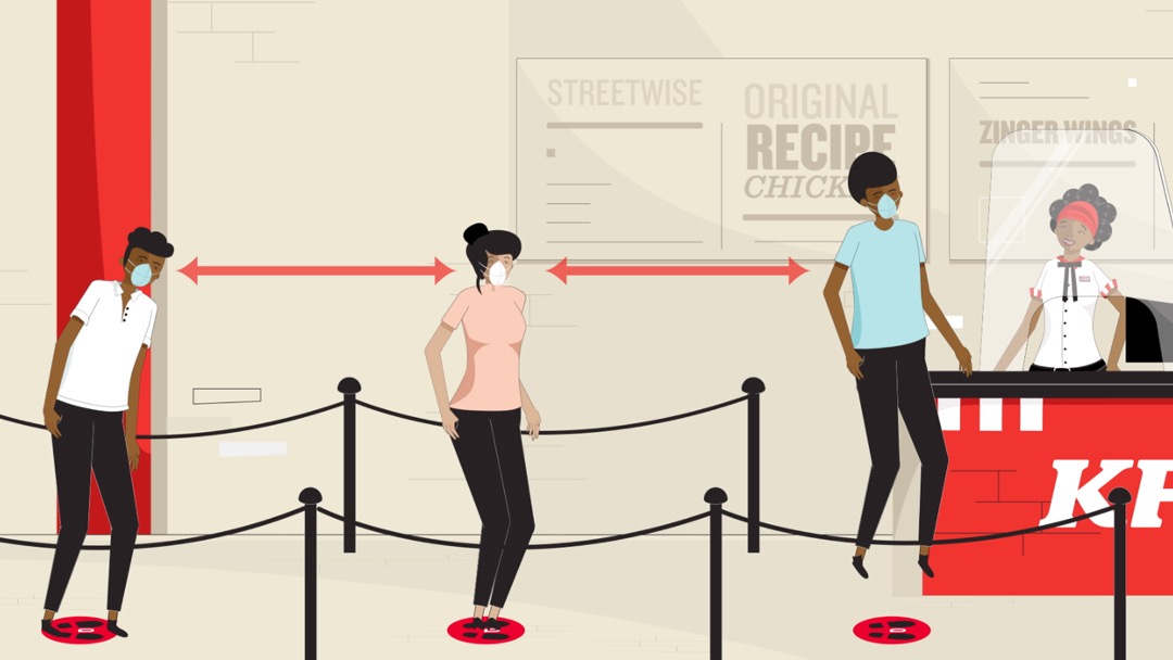 KFC- Social Distancing